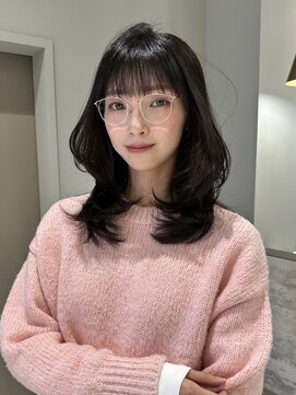 アース 高崎店(HAIR & MAKE EARTH) ナチュラルブラック_アドミオ_イルミナ_レイヤーカット