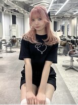 ハーフツイン　韓国風ヘアセット　アイドルヘア