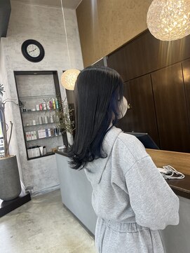 アールトゥーヘアー(art To Hair) インナーカラー/インナーカラー/ブルー
