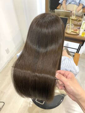 美髪専門サロン バイ マイル(美髪専門サロン by mile) 【髪質改善カラー】アルカリ酸熱トリートメント