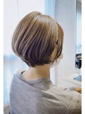 骨格補正立体ショートボブ【たまプラーザ髪質改善オージュア】
