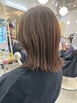 コンティロミー(CONTI ROMMY.) 20代~50代☆くびれボブ☆くすみベージュ☆細めハイライト◎
