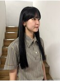 【YOKE】髪質改善ダークグレー縮毛矯正艶髪トリートメント