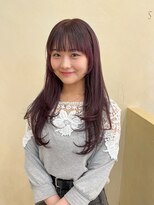 スニュウ(snuw)&nbsp;【snuw_ayano】ピンクラベンダー/レイヤーカット