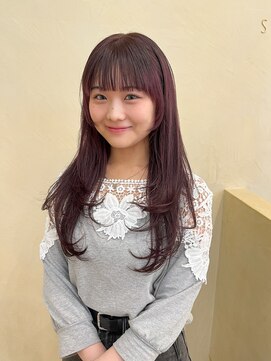 スニュウ(snuw) 【snuw_ayano】ピンクラベンダー/レイヤーカット