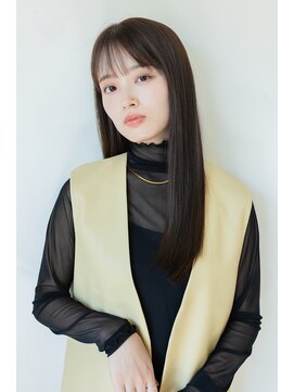 ミット バイ ツリー 吉祥寺(mit by tree) 韓国風ロングシースールバンググレージュ