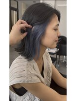 ナンバー 竪町(number+)&nbsp;20代30代40代エギョモリくびれイヤリングカラーシルバーネイビー