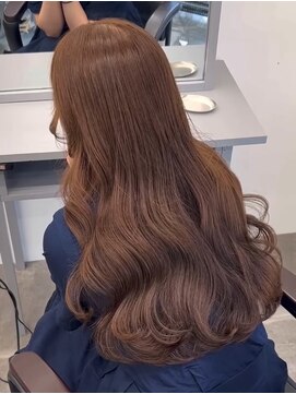 ペレ アネックス 大阪梅田茶屋町店(PELE ANNEX) くびれヘア/アプリコットオレンジ/夏のヘアアレンジ/梅田