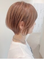 セイドット リー(Say. Ree)&nbsp;Say.丸みショートレイヤーシルキーベージュミルクティーベージュ