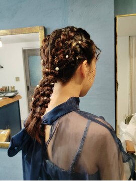 ヘアスタジオミニ(Hair Studio mini) ダブル編みおろし♪