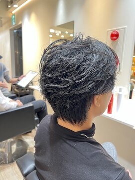 ルースト 渋谷店(ROOST) MEN’S HAIR/波巻ツイストスパイラル/フェザーパーマ/眉毛/渋谷