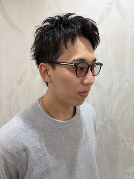 アフロートナガノ(AFLOAT NAGANO) メンズカット/ベリーショート/アップバングショート/眉カット