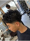 MEN’S HAIR/波巻ツイストスパイラル/フェザーパーマ/船橋