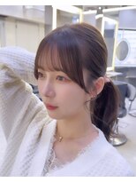 ロンドアヴァントゥス 池袋(Lond aventus)&nbsp;韓国レイヤー/韓国風/ボブ/髪質改善/黒髪/ブリーチなし〔池袋〕