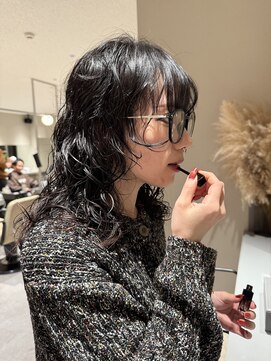 ノラギンザユー(NORA GINZA/U) ウルフパーマレイヤーパーマニュアンスパーマカジュアルパーマ