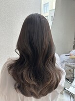 天神美容室&nbsp;天神大名レイヤーカットブリーチブラウン