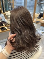 アヴァンス 広島本通店(AVANCE.) 着物ヘア/大人ガーリー/ダークアッシュ/似合わせカット