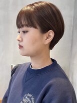 ニコ トウキョウ(nico TOKYO)&nbsp;20代30代前髪なしショートハンサムショート丸みショートレイヤー