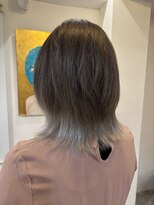 ラック 津田沼(LUCK)&nbsp;シルバー×グレージュ/津田沼/韓国/ケアブリーチ/似合わせカット