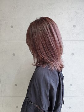 フリックヘアサロン 梅田茶屋町2号店(FLICK HAIR SALON) ミディアム/イルミナカラー
