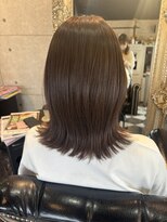 ノイズヘアー(NOISEHAIR)&nbsp;外ハネミディ×ベージュカラー