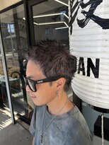 段 グレー×ブラック!スパイキーショート!