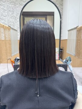 ユニックス ララポート豊洲店(UNIX Salon&Spa) 艶感ストレートボブ