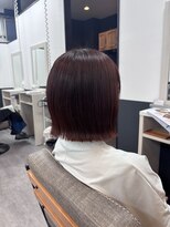 イーストバイエルゴ 川崎東口(EAST by ergo)&nbsp;ボブにワインレッド