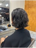 無造作ウルフパーマ