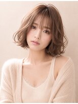 アン 流山おおたかの森コトエ店(un) ◆小顔前髪/ゆるふわボブ【ミルクブラウン/ダークパープル】