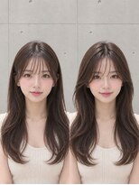 アフィーロ(ACHFILO) 20代30代大人 前下がりボブ耳掛けアッシュベージュ前髪エクステ