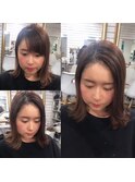 【渋谷エクステ・カラーBeee/安部 郁美】A/W前髪エクステ