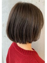 バロンフェム(baLon.fem)&nbsp;【yu-ma】 大人ナチュラルボブ　アッシュベージュ