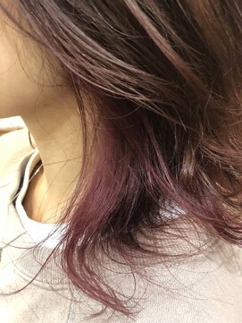 ロジ(ROGI) ベビーピンクのインナーカラー