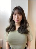 韓国風くびれロング/ベビーバング/カール　西田大樹