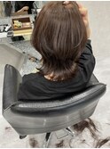 ウルフ×ハイレイヤー×グレージュ