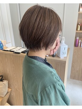 トリート 船堀店(TREAT) 丸みショート×アッシュブラウン