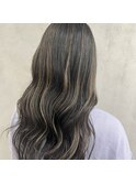 ハイライト&グレー→ベージュ