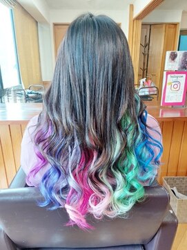 エクステンション クーチャー(Extention Cu'cha) エクステでカラフルに♪