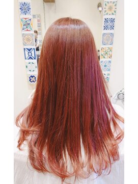 ランプヘアー(LAMP HAIR) 潤つや天使の輪トリートメントでサラサラ×バイオレットカラー