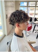 滋賀、南草津、メンズ美容室、波巻きツイストスパイラルパーマ