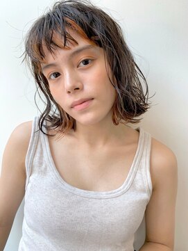 ガレージ バイ グリーン 原宿 表参道(Garage by green) 【loki】ボブ×エアーウェーブ