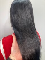 サロンリュウ(Salon Ryu) 髪質改善トリートメント/セミロング/ナチュラル/ブラック/ツヤ感