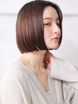 クラッチ 名古屋(CLUTCH) 大人可愛い小顔美髪ツヤ髪ヘルシースタイルヘイリーボブA5