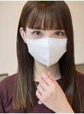【白川】20代30代40代ぱっつん前髪ローシニヨン23.5.5