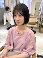 サンド 池袋(sand)&nbsp;韓国風ヘア/ワンホンヘア/ベージュカラー/顔周りカット