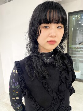 ブランコ 名古屋栄(BLANCO) ロングウルフパーマヘア