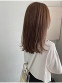 セミロングレイヤー ナチュラルレイヤーベージュsk