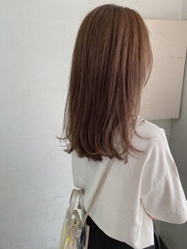 キャンバス バイ ネオリーブ 横浜西口(Canvas by neo.) セミロングレイヤー ナチュラルレイヤーベージュsk