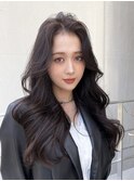 aRietta麻布＊韓国風ロングレイヤー×透明感ベージュブラウン
